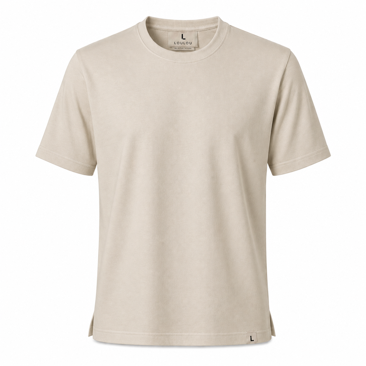 The Signature Tee in Beige