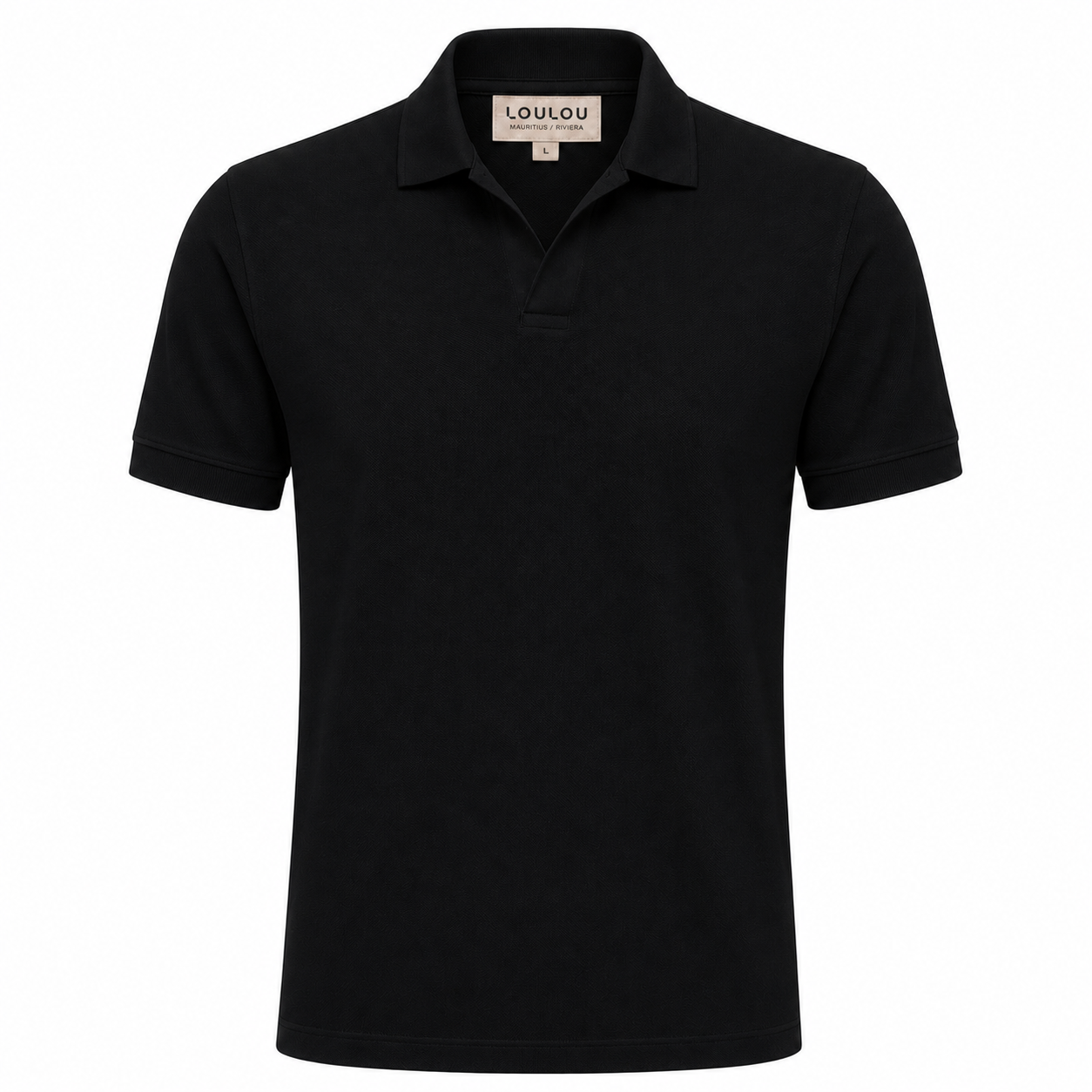 Riviera Polo in Black — product