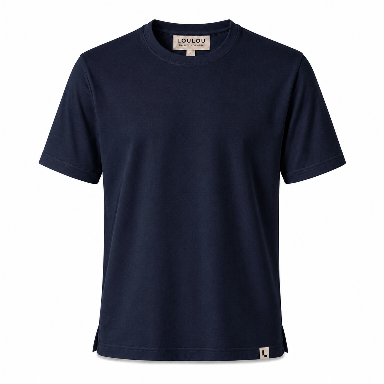 The Signature Tee in Navy Blue — product