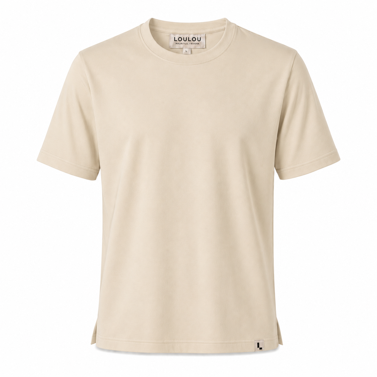 The Signature Tee in Beige — product